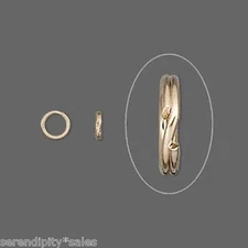 SPLIT RINGS 12mm Findings for Jewelry Crafts Keys GOLD or NICKEL 25/ 50/100/500