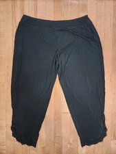 Soma Pajama Pants Women Size XL Lace Trim Lounge Pants Stretch Soft