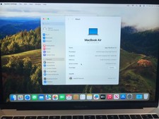 Apple MacBook Air 13"2019 A1932 i5 1.6GHz 8GB 128GB Silver USED  116