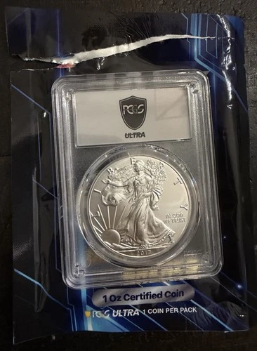 2017 American Silver Eagle MS69 PCGS Ultra Breaks