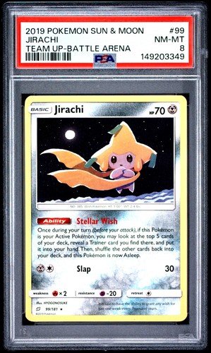 Jirachi graded PSA 8 for sale on eBay