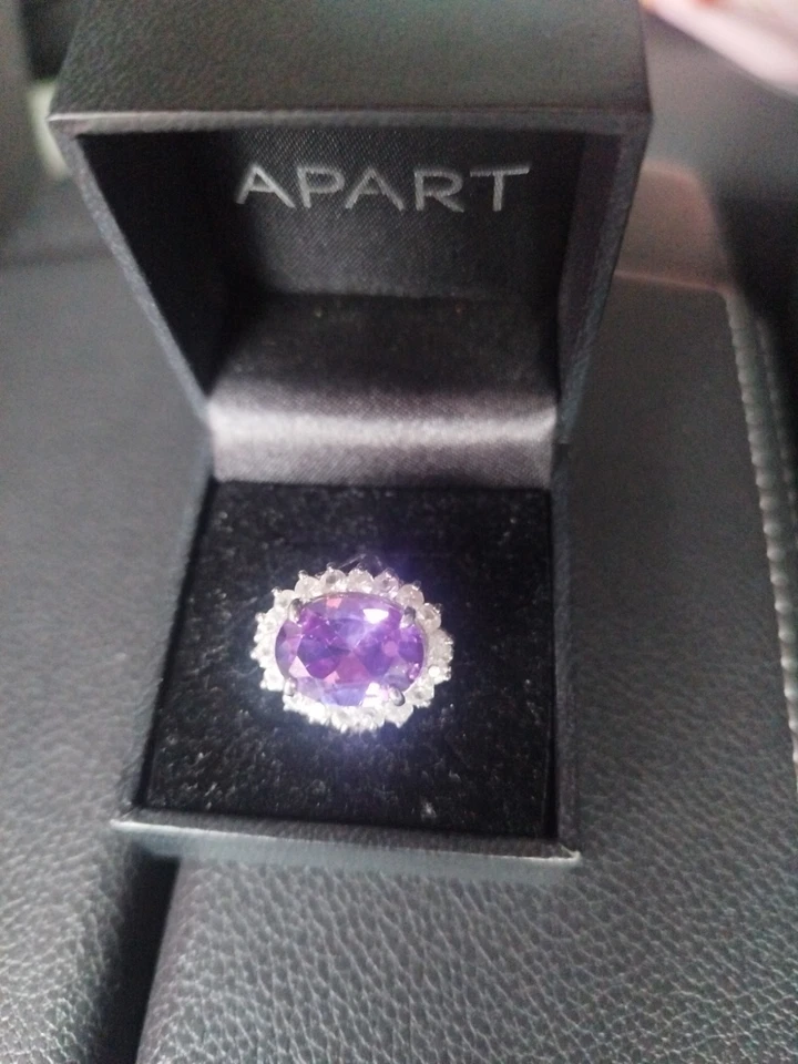 Entourage Ring , Vintage ,Amethyst Ring silber 925 Von Apart - Bild 2 von 4