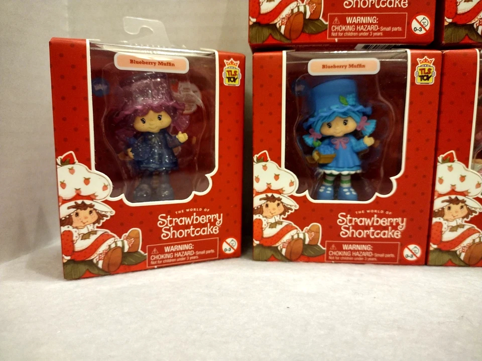 Mini figuras Strawberry Shortcake RARAS Chasers Cheebee serie 2 lote de 8 muñecas Foto 3 de 4