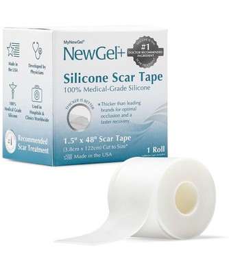 Mynewgel Newgel Plus Silicone Scar Tape Roll 100 Medical-Grade Silicone Scar