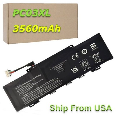 PC03XL Battery for HP Pavilion x360 14 15 TPN-DB0E M24648-005 HSTNN-OB1W PCO3XL
