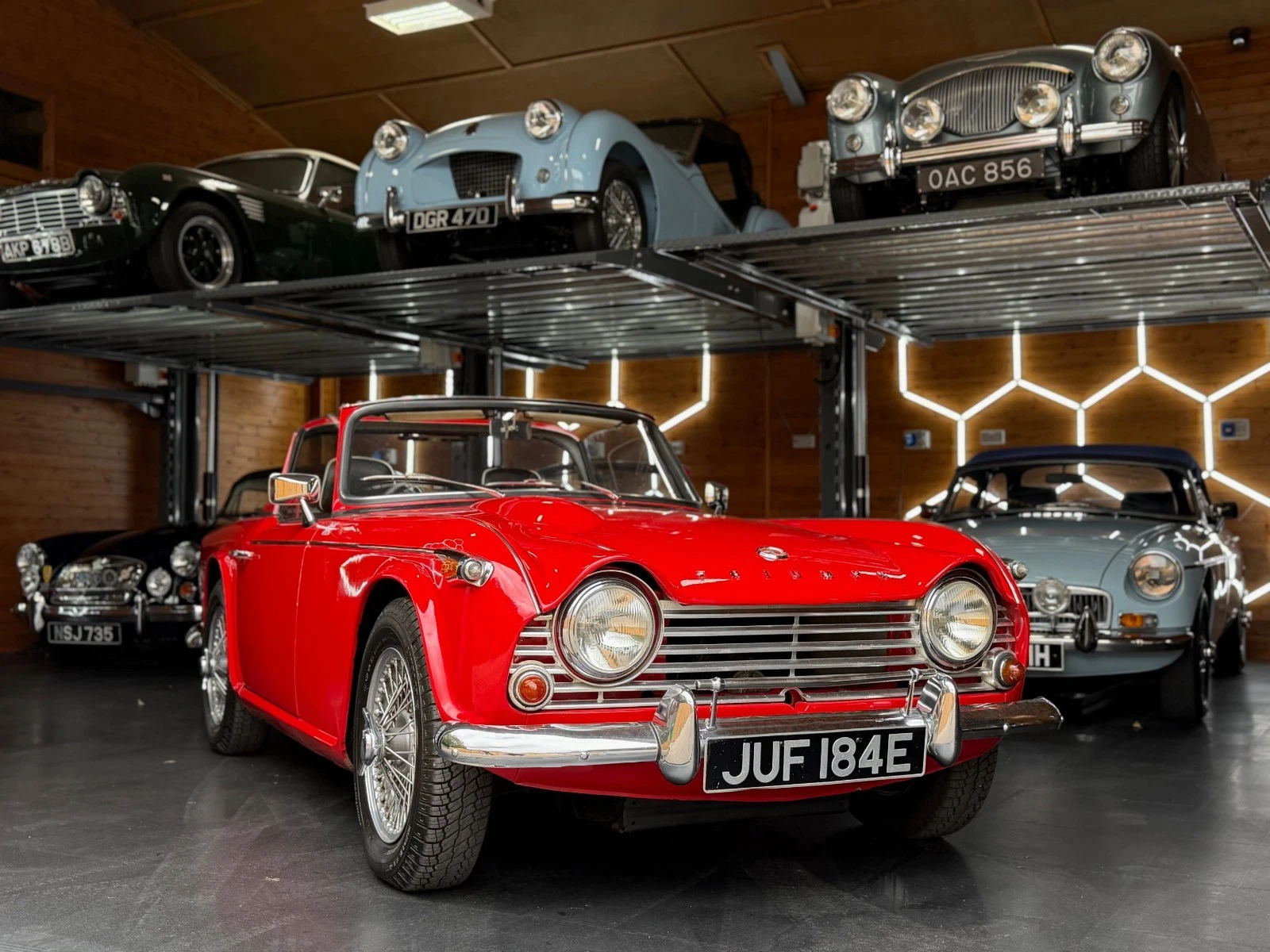 1967 Triumph TR4A Surrey Top – Delivery Included