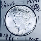 1927 S PEACE SILVER DOLLAR HI GRADE GENUINE U.S. MINT RARE KEY COIN 9015