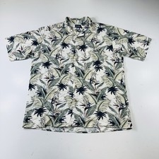 Puritan Hawaiian Shirt Floral Colorful Mens Size Large