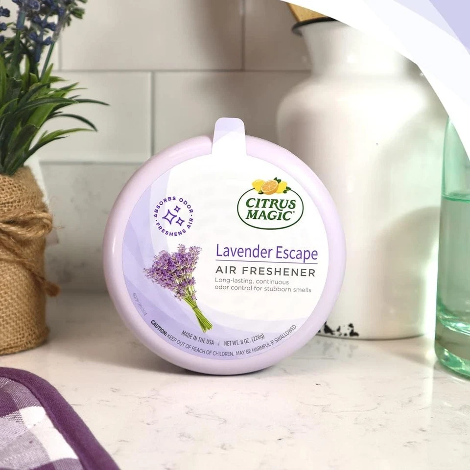吸味固体空气清新剂,薰衣草逃生,8 盎司 3 件装 — 第 3/4 张图片