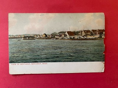 Winthrop Massachusetts Vintage Postcard
