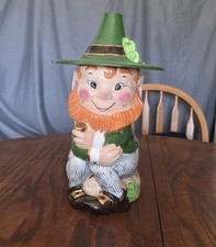 Rare L.E. Leprechaun Cookie Jar, 1997 National Cookie Jar Show Exclusive! 10/200