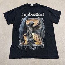 Lamb Of God 2017 Summer Tour Winged Death Graphic Concert T-Shirt Sz M