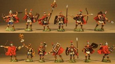 ATLANTIC ROMANI soldatini 1:72 vintage dipinti - ROMANS painted vintage