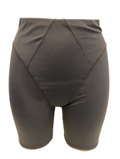 Vintage Bestform Black Shapers Shorts 12 Waist 26" - 28" Slimming long leg brief