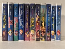 26 Walt Disney Black Diamond Masterpiece Lot 11 Sealed and 15 Opened VHS Classic