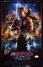 Masters of the Universe SIGNED 11x17 Photo - Nicholas Galitzine, Alison Brie +2