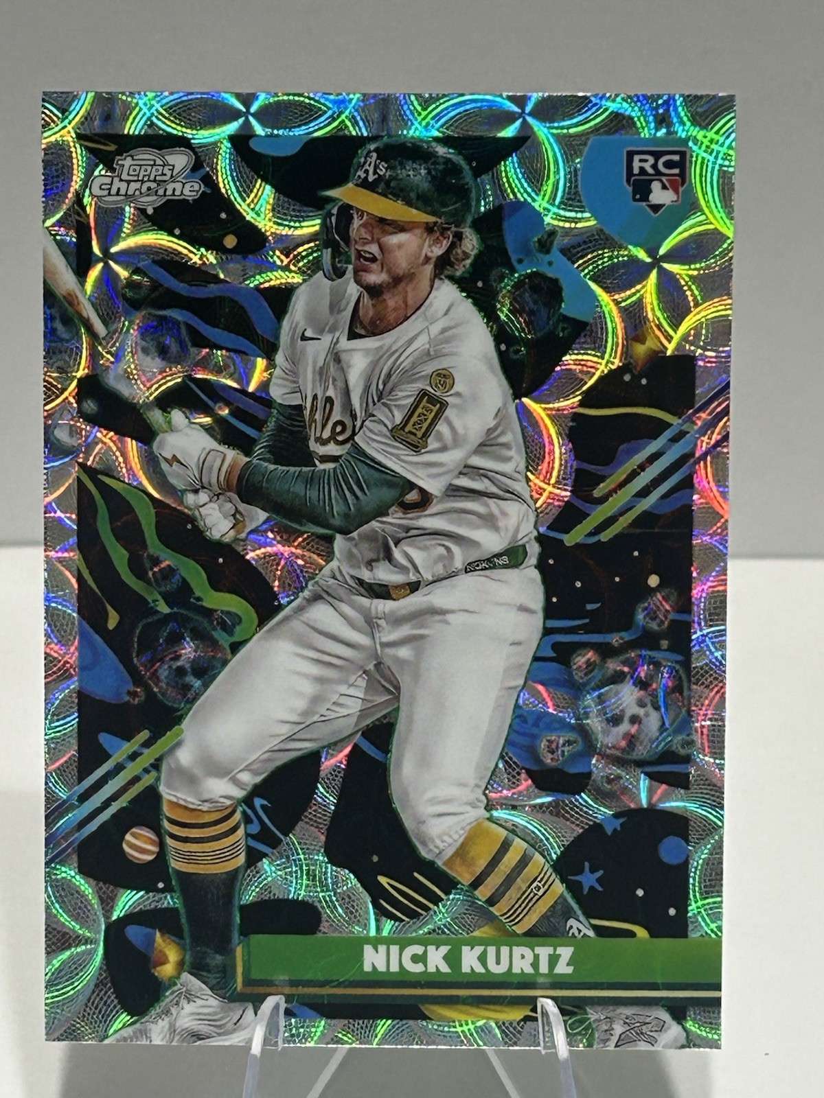 2025 Topps Cosmic Chrome - Nick Kurtz #183 Nucleus Refractor (RC)