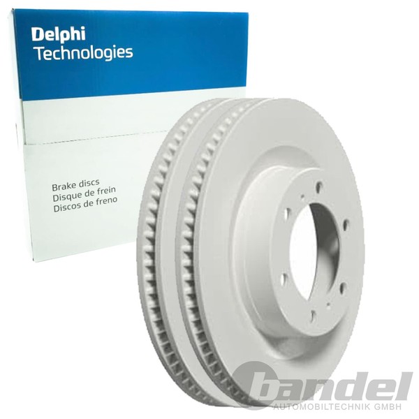 2X Delphi Bremsscheiben 338Mm BelÜFtet Vorne Passend FÜR Toyota 4 Land | BG9200C-image