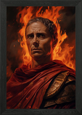 Gaius Julius Caesar Framed Wall Art Poster Canvas Print Picture