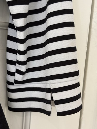 Principles Women's Black And White Striped Flared Dress Size 10 - Picture 8 of 9