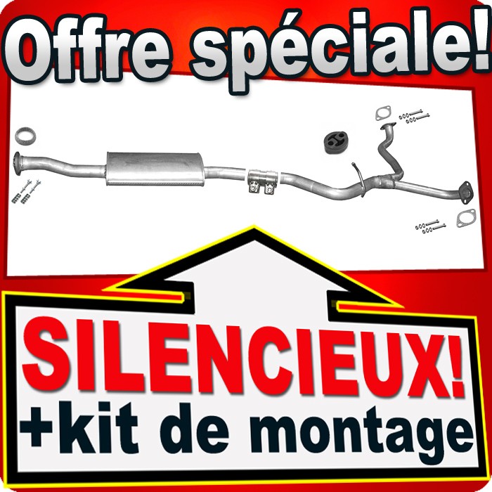 Silencieux intermédiaire Subaru Outback 3.6 en acier renforcé premium