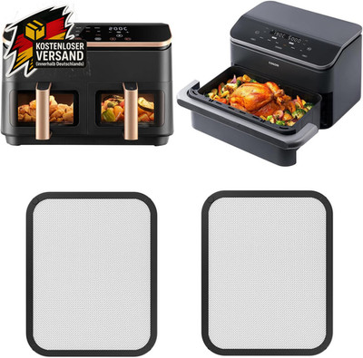 Edelstahl Spritzschutz für COSORI Dual Blaze Twinfry 10L Heißluftfritteuse Zubeh