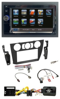 Blaupunkt 2DIN Bluetooth TMC USB Lenkrad SD Navigation für BMW 3-er 2005-2013 ma