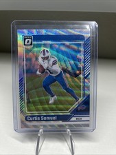 2024 Panini Donruss Optic - Curtis Samuel #22 Holo Prizm Silver Wave /300