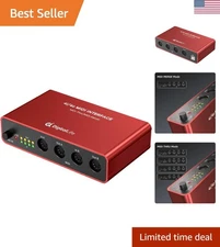 Stand-Alone Quad-I/O 5-PIN DIN MIDI Interface - MIDI Thru Box 4-In/4-Out & MI...