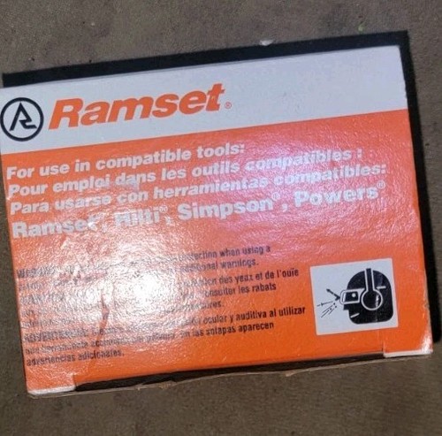 Ramset 3/4" Fissaggi di potenza a bassa velocità #00747 numero 100 - Foto 8 di 8