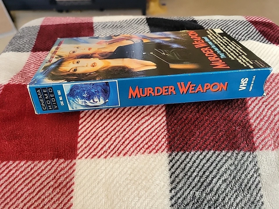 MURDER WEAPON VHS Horror Slasher SOV Linnea Quigley Cinema Home Video 1989 RARE Foto 3 de 4