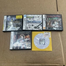 Lot of 5 Nintendo DS Games w/ Cases & Manuals - Lego, Nancy Drew, Mystery