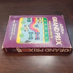 Grand Prix (Atari 2600, 1982) Complete In Box With Inserts Tested Working