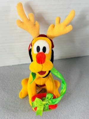 Walt Disney World Exclusive Pluto 4  Ornament Stuffed Plush Doll Christmas