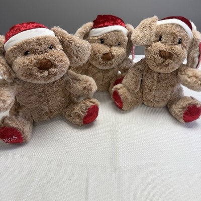 Lot Of 3 2025 Petsmart Dog Toy Stuffed Santa Chance Squeaky Chew Plush 11'' New
