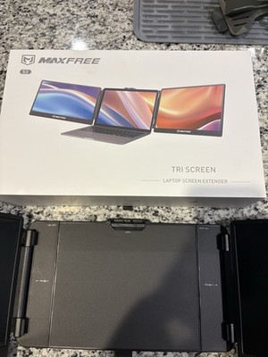 MAXFREE S2 Portable 14'' Triple Monitor Laptop Screen Extender - FHD 1080P / 16:9