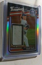 2026 Panini Stars & Stripes Prizm HAGEN SMITH Throwback Relic Silver Prizm CWS