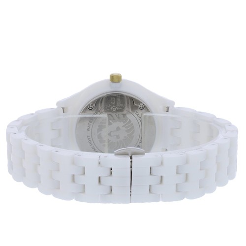 Orologio Anne Klein Donna Bracciale Ceramica Bianca Set Cristallo Quarzo 12-7740WTST - Foto 2 di 4