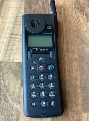 Kult Vintage Handy Sagem / Siemens VIAG Interkom Branding Retro Sammlerstück 90e