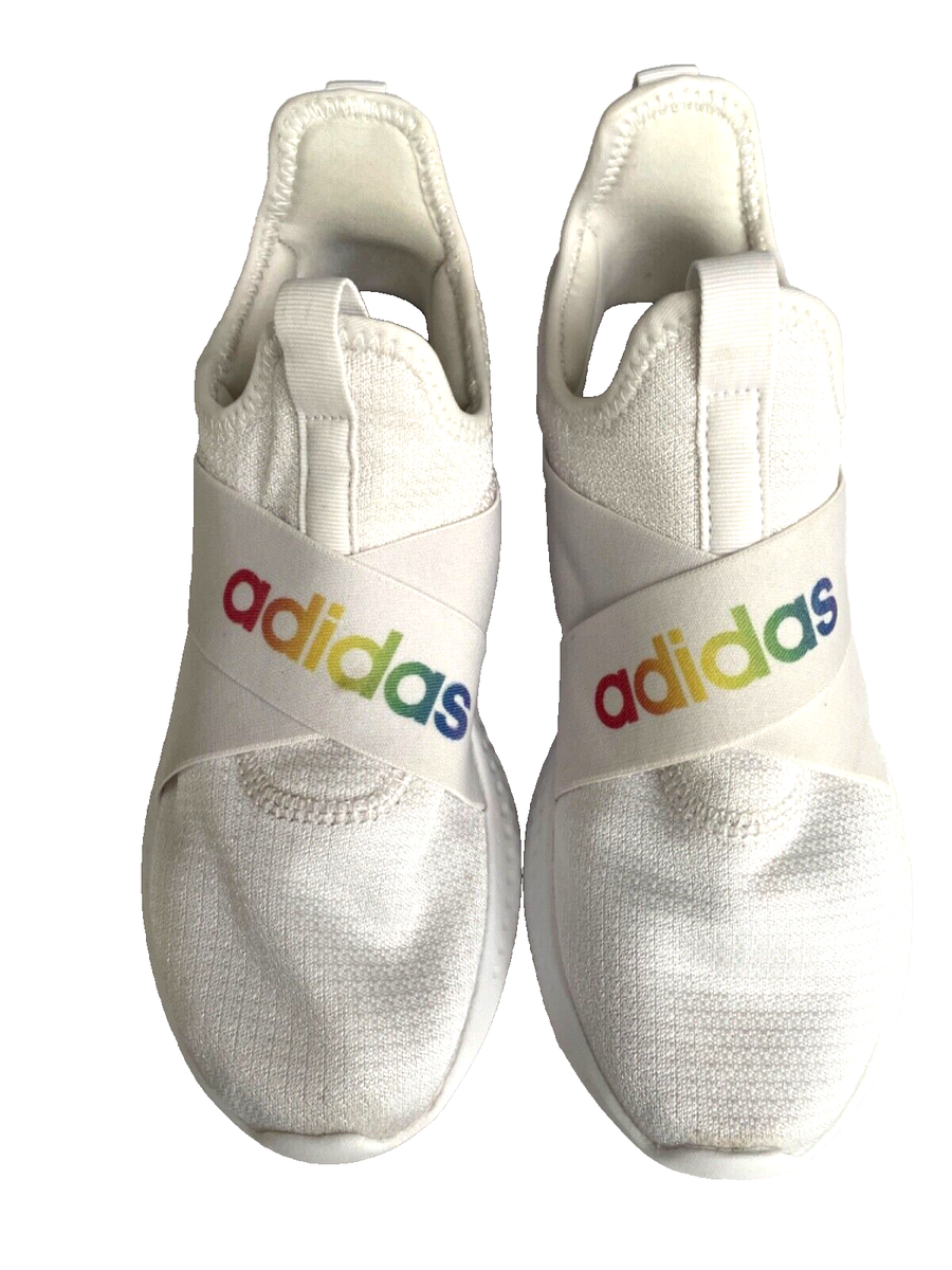 Adidas Spring Rainbow Lite Racer Running Sneaker Slip On Shoe Size