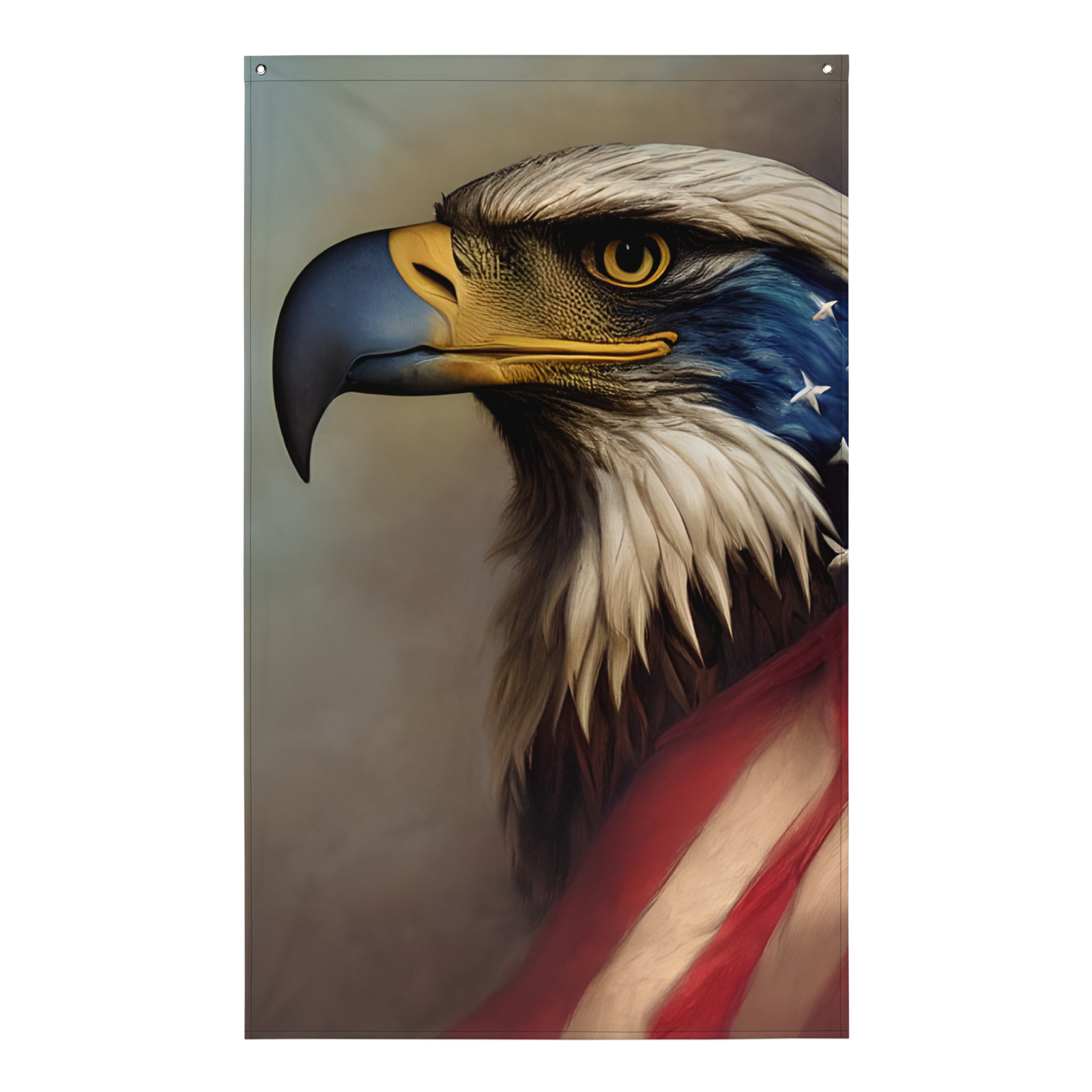 American Eagle Flag Banner Wall Hanging Patriotic USA Flag Poster Gifts ...