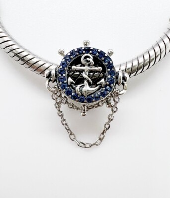 Traumfänger Anker Charm Perle Meer Ozean Boot echt 925 Sterling Silber  