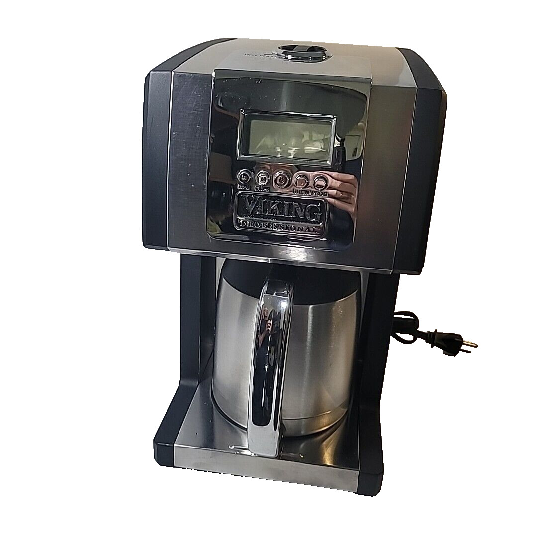 Viking VCCM12 Professional Programmable 12 Cup Coffee Maker Steel