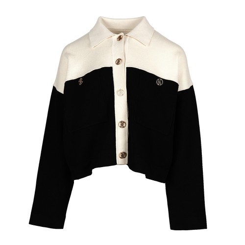 Sandro Women's Cardigan Size 4 / XL Cropped Coatigan SFPCA00620 RRP: 265 Eur - Picture 2 of 10