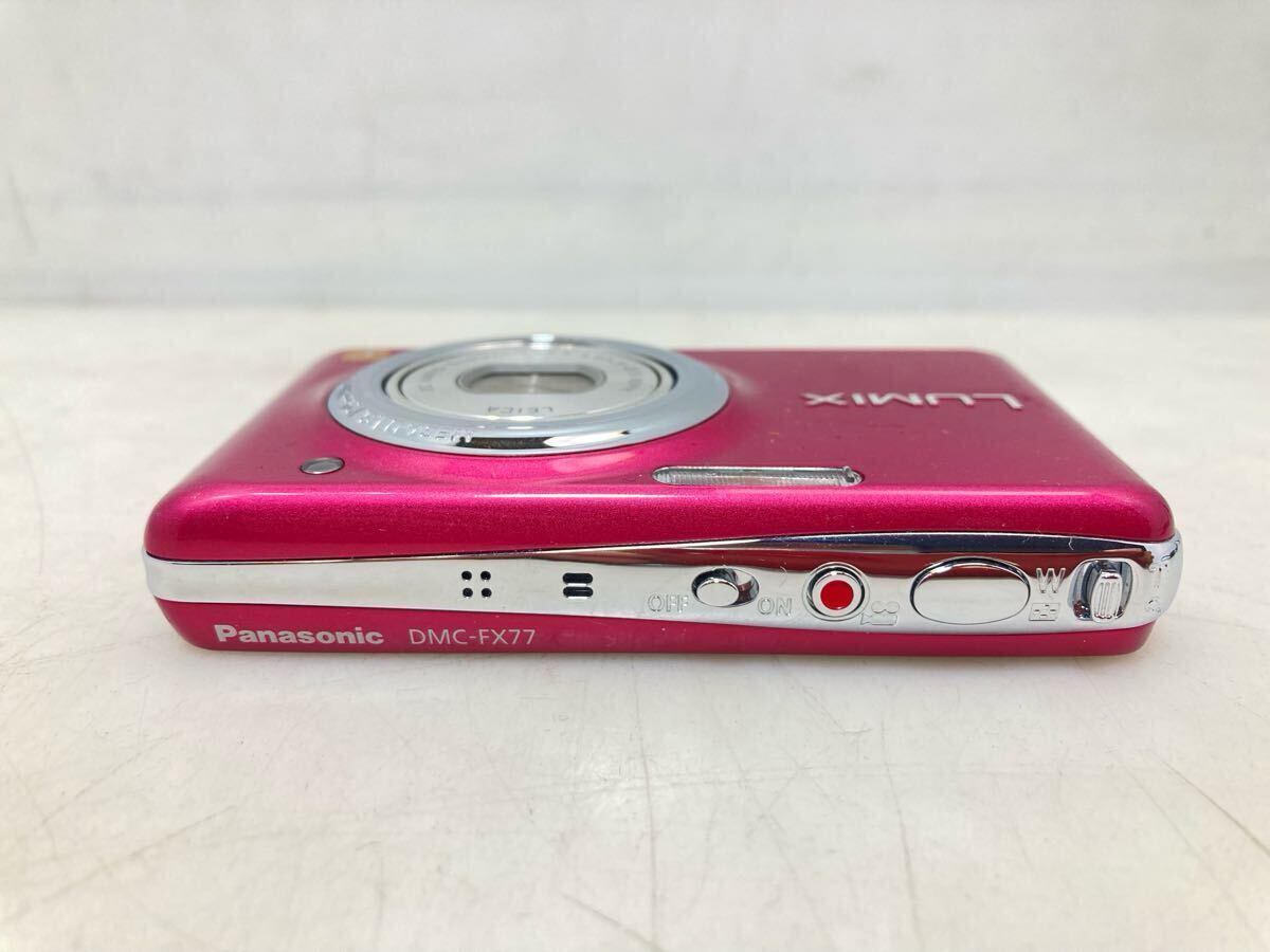 Panasonic DMC-FX77 ピンク コンパクトデジタルカメラ Panasonic Lumix DMC-FX77 Pink Compact Digital Camera