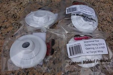 Hayward SP1418D 1-1/2" Pool Return 3/4" Eyeball Extended Flange Set Of 4 White