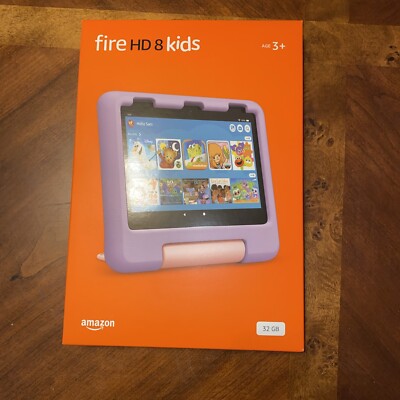   NEW! Amazon Fire HD 8 Kids 32GB Tablet 8'' HD Display, 12th Gen, Purple  