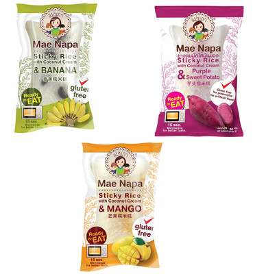 Stick Rice Snack Banana Mango Purple Potato 6x 80g Instant Klebreis