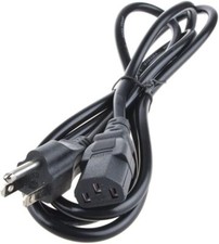UL 5ft 3-Prong Power Cord for Precor EFX546 Elliptical Trainer, AC 100-240V