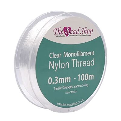 Filo Di Nylon Trasparente Resistente 0,50 Mm – 50 G (150 M) Per Cuciture Invisibili - 4